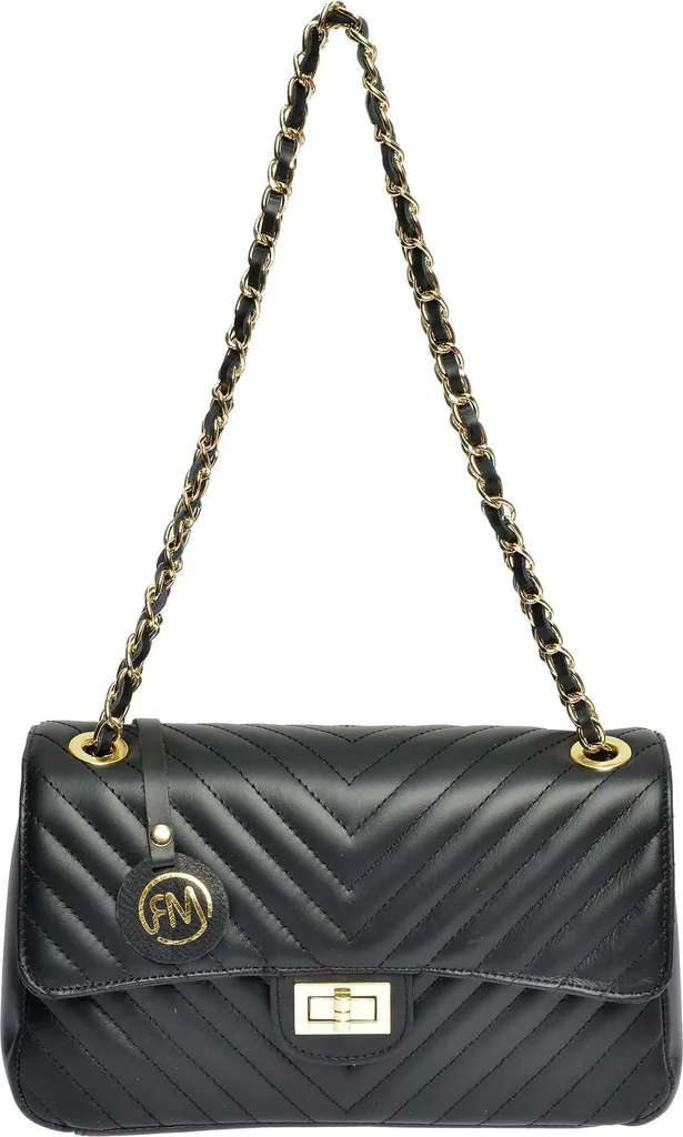 Sac à main porté épaule chic Roberta M NERO RM 2213 nouvelle collection