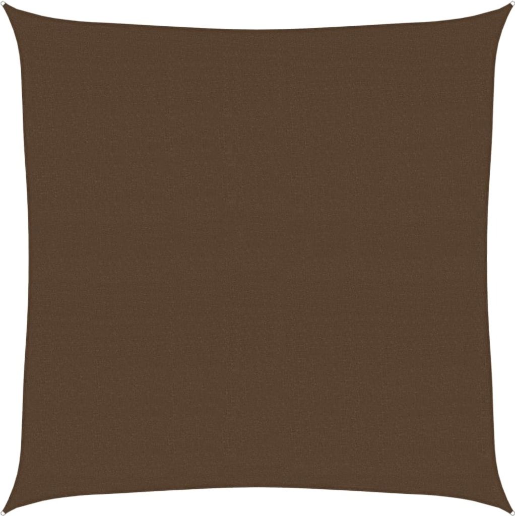 vidaXL Sonnensegel 160 g/m² Braun 7x7 m HDPE