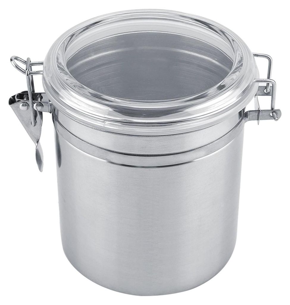 Edelstahl Kaffeebehälter Vakuum versiegelt Lagerung Jar für Zucker Tee Bohne (1450ml)