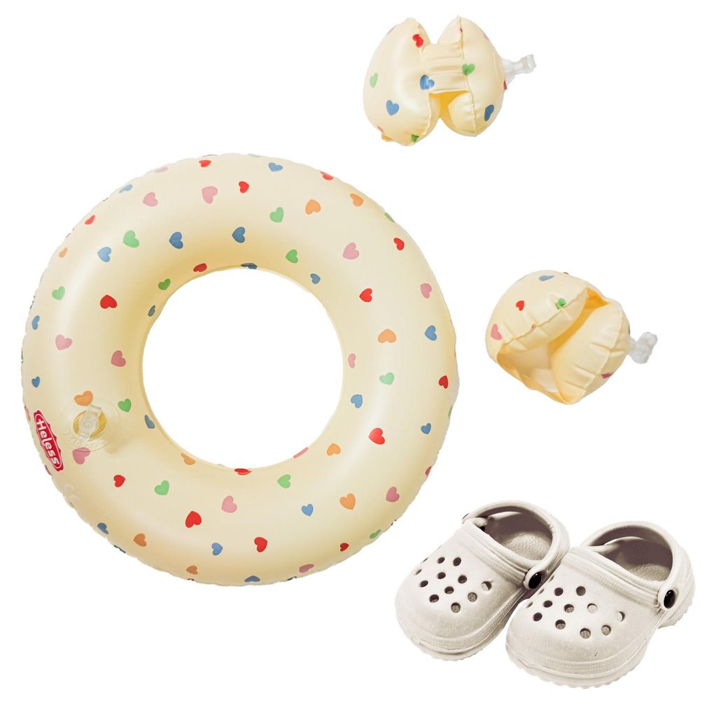 Set de bain enPolyuréthane« Confettis en forme de cœur » m Image du produit 