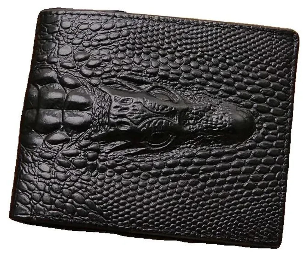 Portefeuille cuir véritable noir pour ranger cartes et billets au quotidien