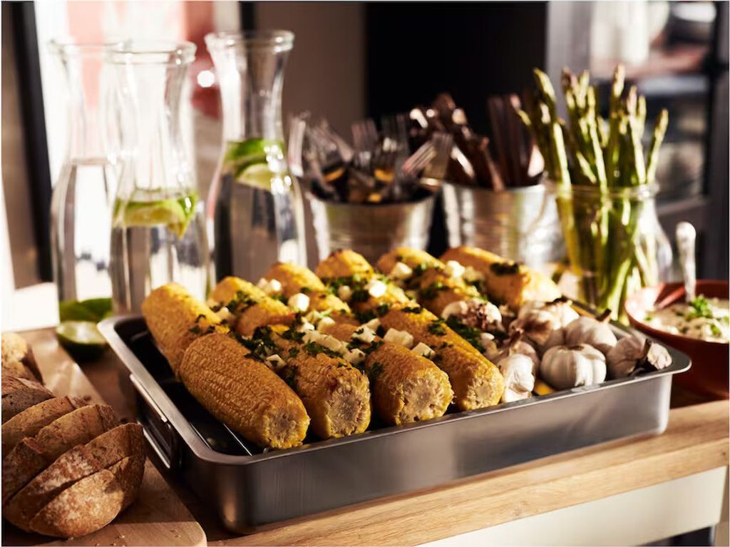 IKEA Ofenform KONCIS Bräter mit Rost Bräter