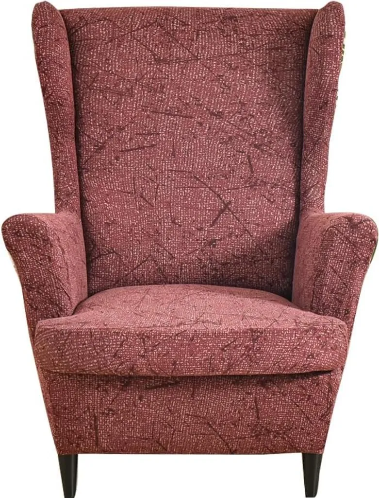 Protection fauteuil à oreilles pour salon et hôtel, housse baroque 2p