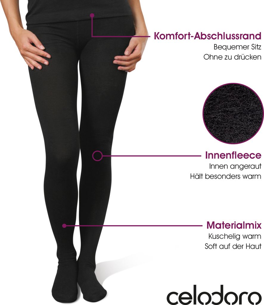 Thermo Strumpfhose Die Aussieht Wie Haut Celodoro Damen Thermo Strumpfhose (2 Stück) | Kaufland.de