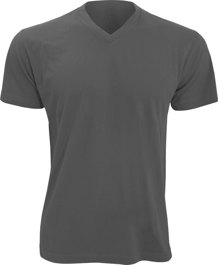 SOLS Herren Victory T-Shirt, V-Ausschnitt, Kurzarm PC388 (3XL) (Dunkelgrau)