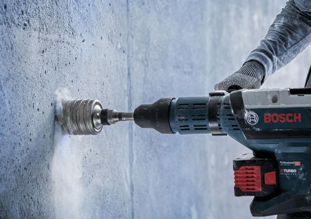 PRO SDS max-5 Bohrkrone, einteilig, 55 x 80 x 420 mm