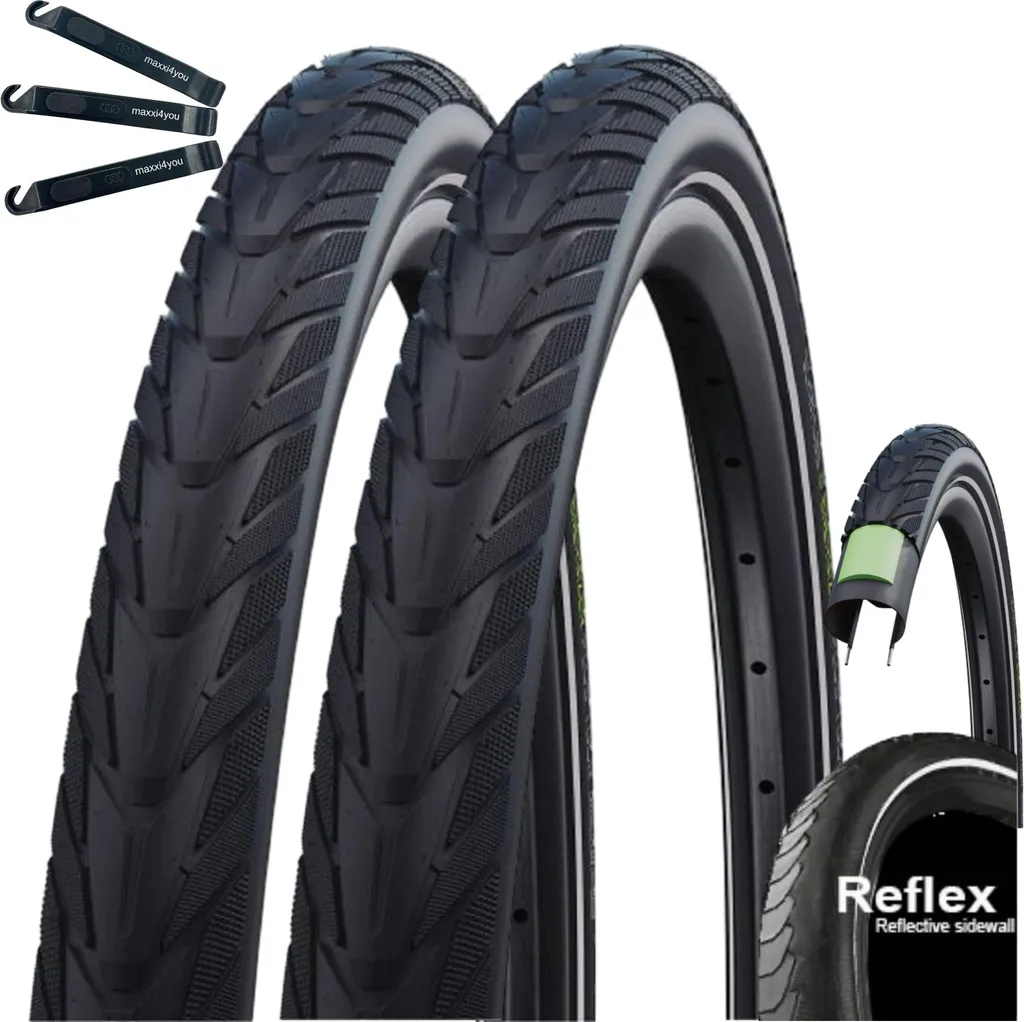 Paires de pneus vélo électrique 28 pouces Schwalbe Energizer Plus E-50