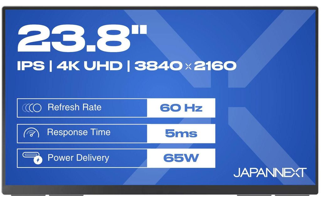 Japannext 60,5Cm Jn-Md-Ips238U-C6  Hdmi/Usb-C           Uhd Produktbild 
