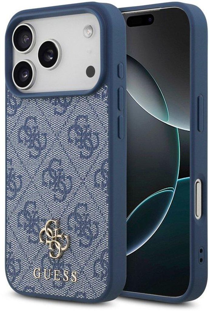 Custodia Guess con cover posteriore - iPhone 17 Pro - Blu - Immagine del prodotto 