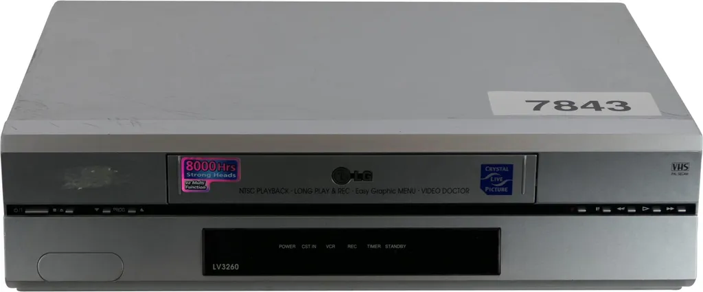 Magnétoscope VHS LG LV3260 Lecteur de Cassettes Vidéo Standard PAL SECAM