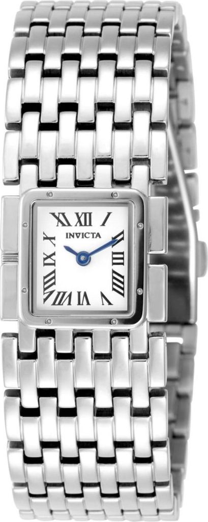 Invicta Mayamar 49476 Damen uhr - Wasserdicht - Analog - Quarzuhrwerk - Edelstahl mit weißen zifferblat - 21mm