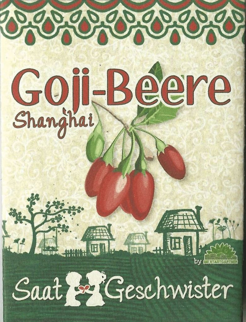 Die Stadtgärtner Goji-Beere-Saatgut | Vitaminbombe aus Fernost | Samen mit hoher Keimrate