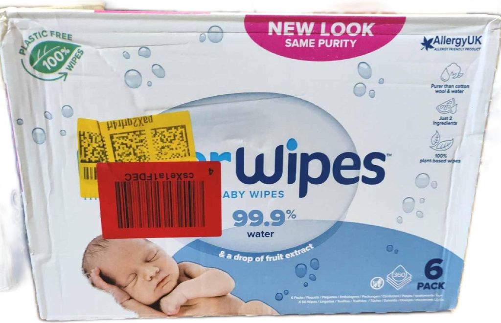 WaterWipes salviettine detergenti originali senza plastica Immagine del prodotto 