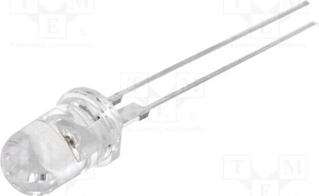 2x LED 5mm 40000÷55000mcd rot 15° 70mA 2÷2,6V OSR5CA5111P LED Dioden THT 5mm