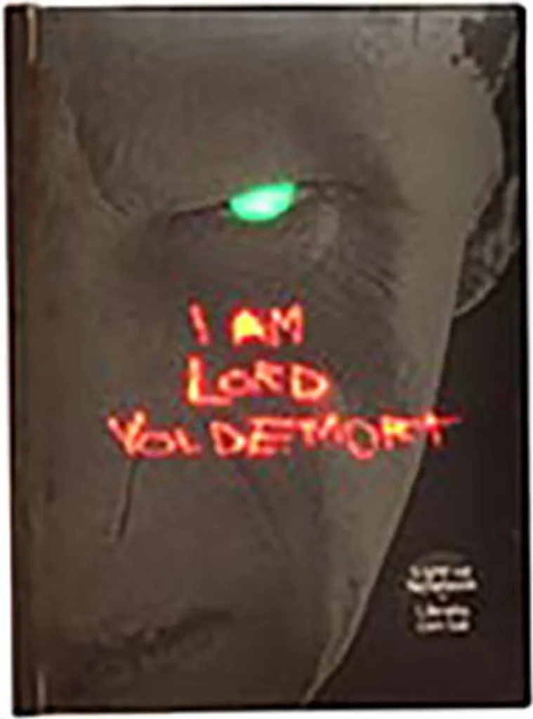 Carnet de Notes Harry Potter Lord Voldemort avec Éclairage LED Intégré