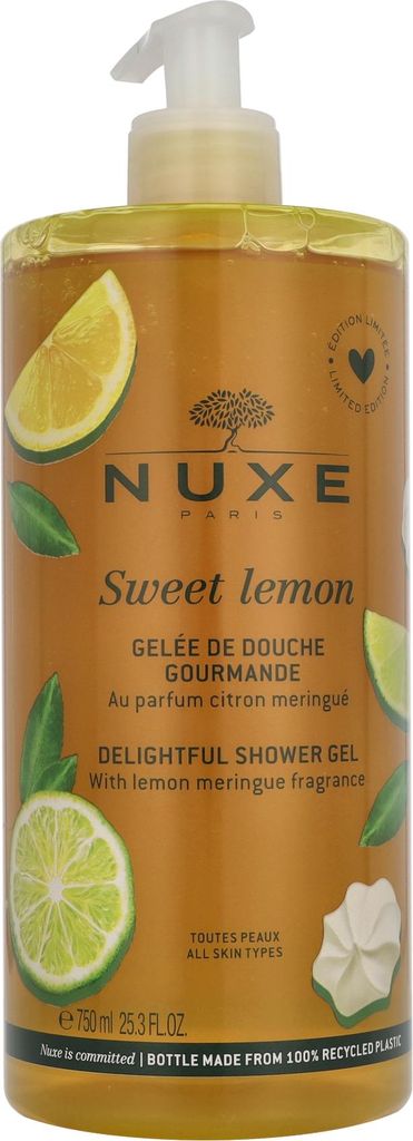 Nuxe, Sweet Lemon, Reinigende douchegel, geschikt voor alle Productafbeelding 
