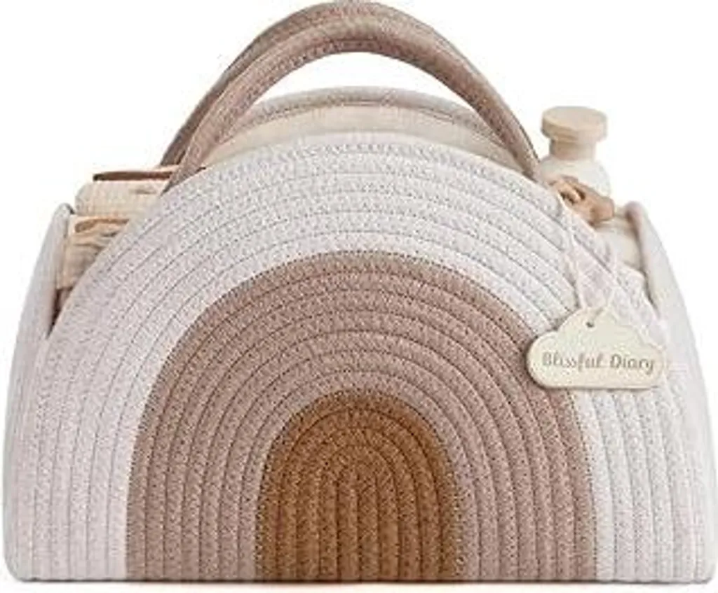 Grande Box Baby Shower: Set Regalo Neonato con Borsa Fasciatoio Completa