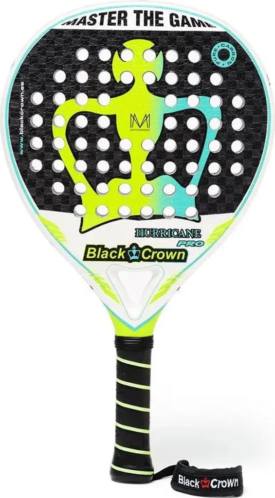 Raquette de Padel Black Crown Hurricane Pro 2022 avec Cadre Carbone 12K