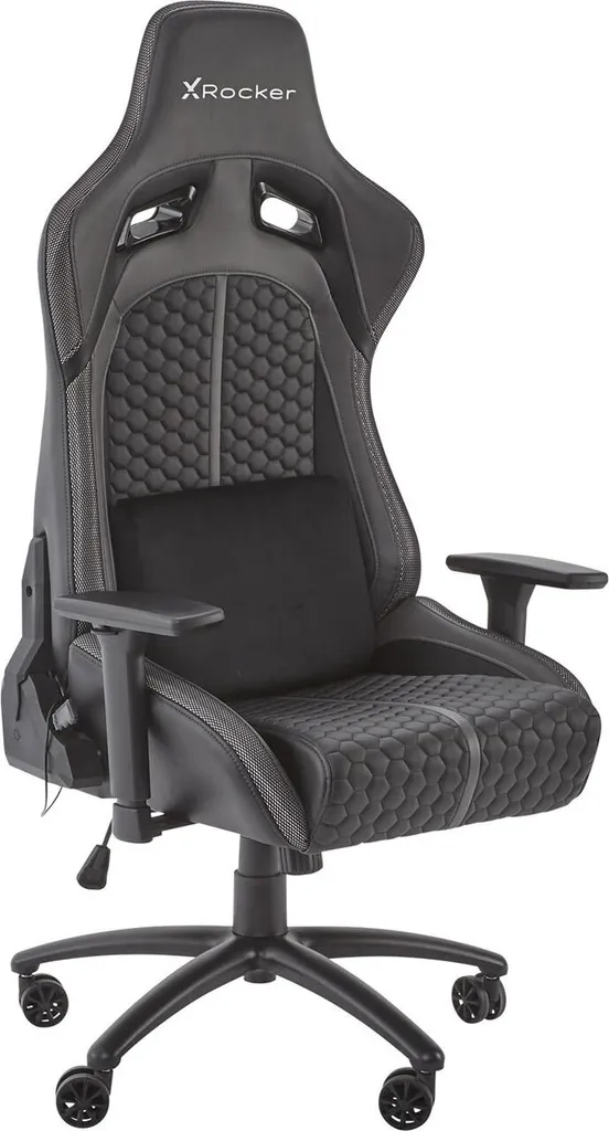 Chaise Gamer X Rocker Stinger RGB Noir - Fini le Mal de Dos sur PC