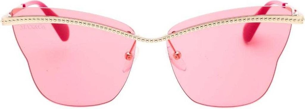 Max & Co - Rauchgradient-Sonnenbrille für Damen SY2961 (Einheitsgröße) (Gold/Bordeaux)