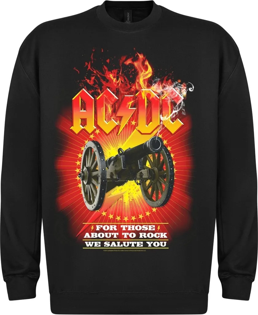 Sweat AC/DC For Those About to Rock - Fini les Pulls Rock de Basse Qualité