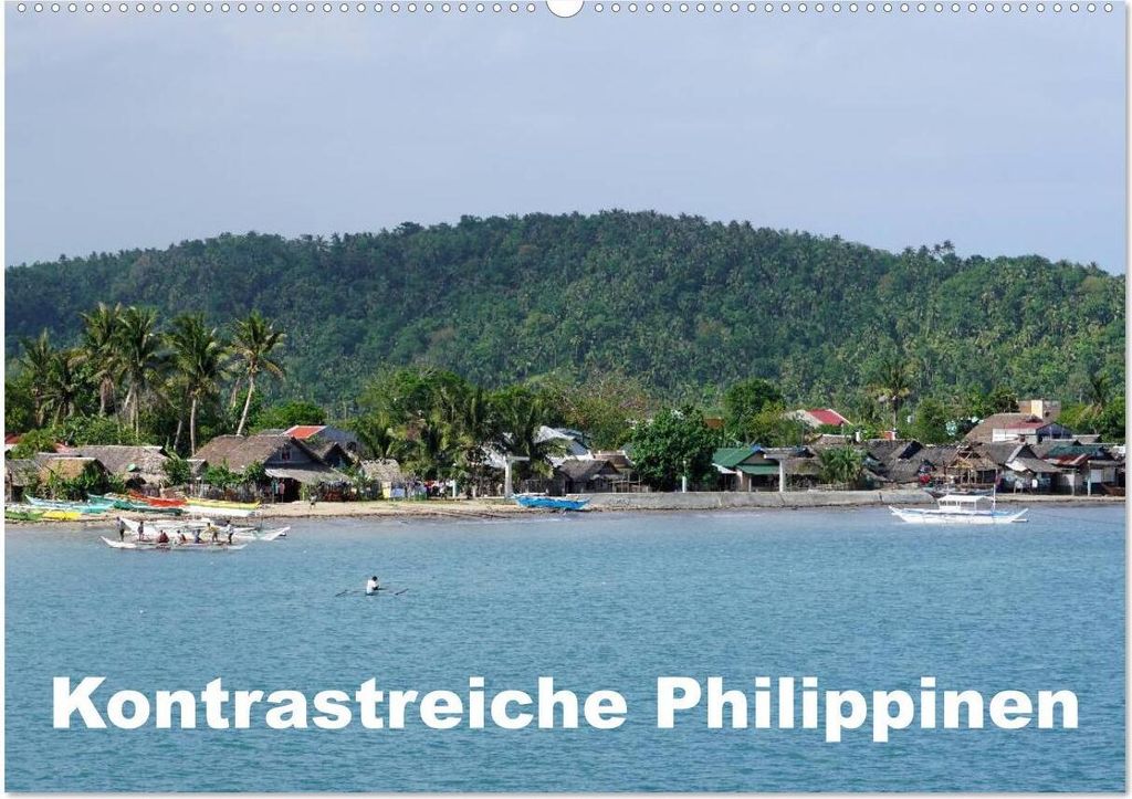 Kontrastreiche Philippinen (Wandkalender 2026 DIN A2 quer), CALVENDO Monatskalender
