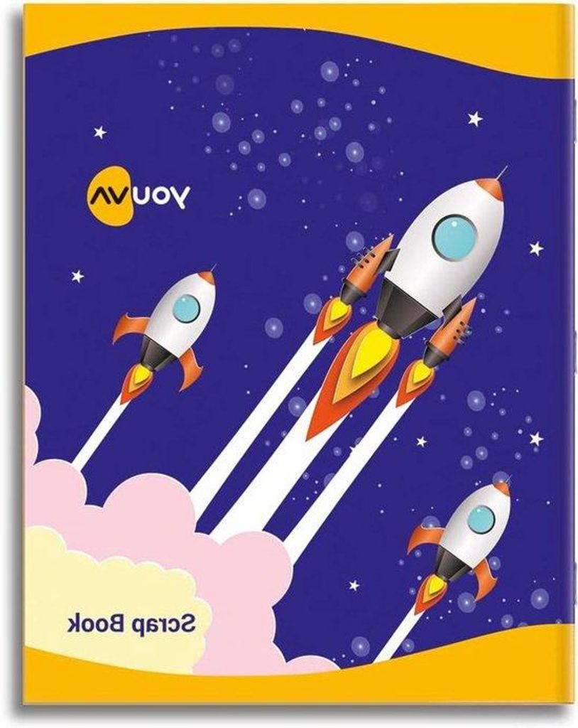 Unbegrenztes Freundschaftsbuch für Kids – Farbenfroh ohne Striche – 56 x 35,5 cm groß