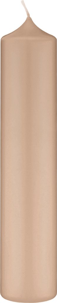 Altarkerzen 10% BW Anteil (Bienenwachs Kerzen) Portobello Nougat 300 x Ø 70 mm, 4 Stück, Kerzen mit Dornbohrung in RAL Kerzengüte Qualität