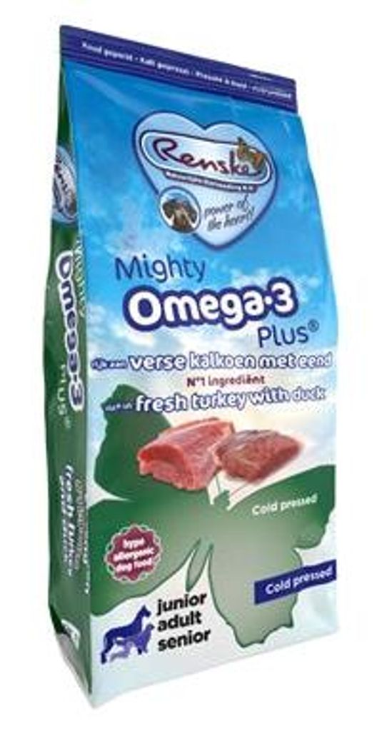 Renske Mighty Omega Plus Kalkoen / Eend Geperst