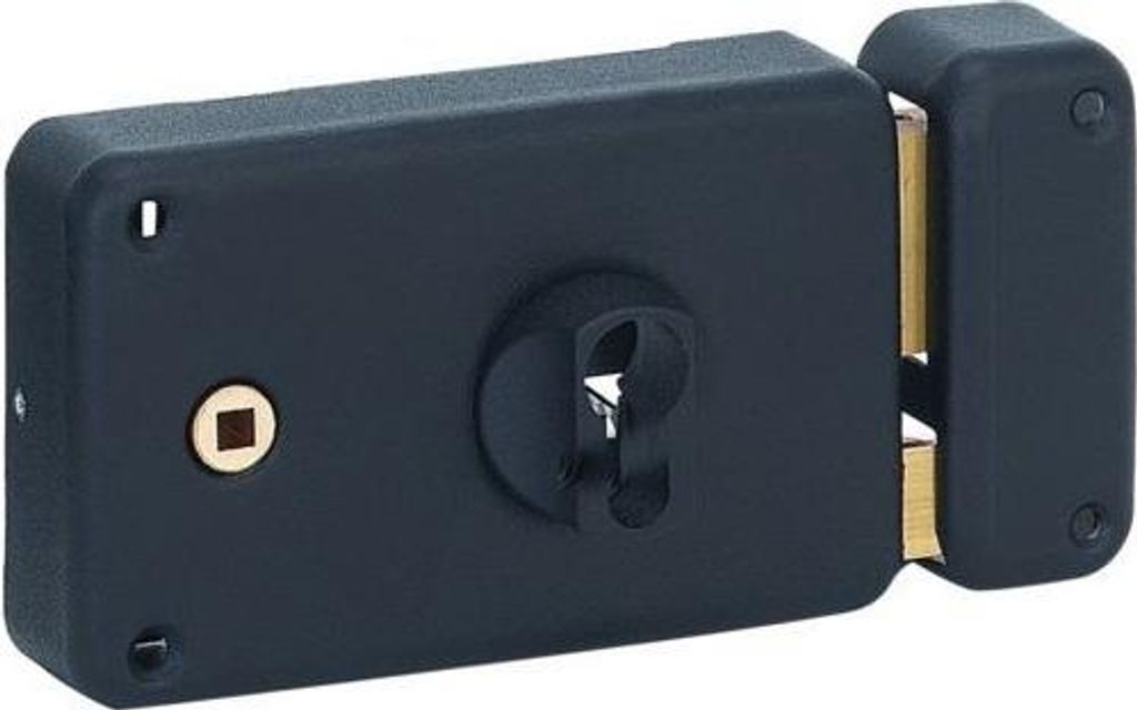 Boitier de serrure horizontale en applique double entrée à Image du produit 