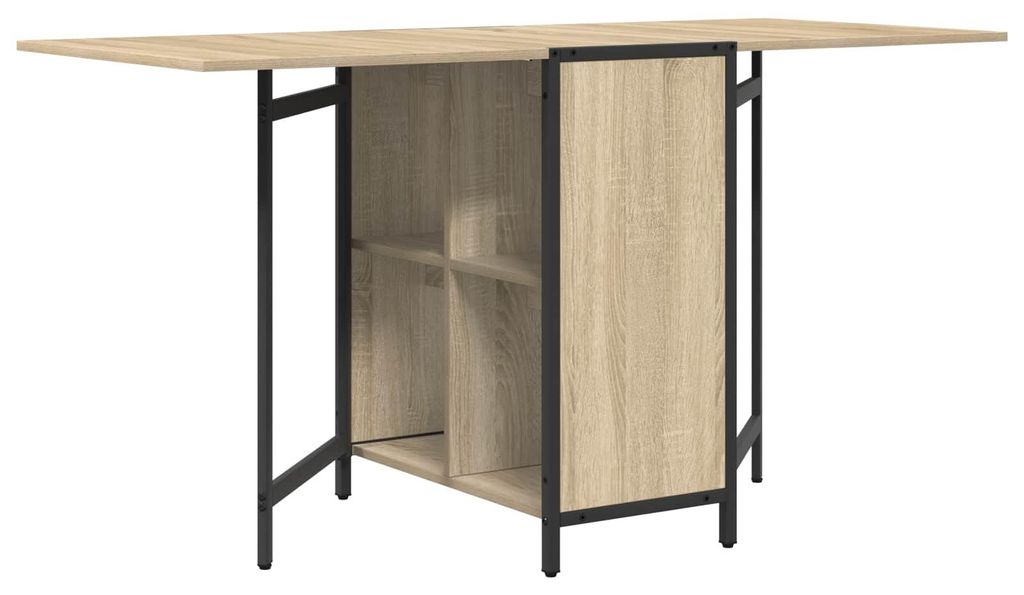 Esstisch 144 x 60 x 75 cm Holzwerkstoff Sonoma-Eiche