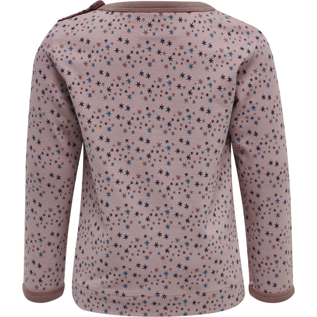 Hummel hmlSTAR T-SHIRT L/S - WOODROSE - 104 - woodrose, Größe:74