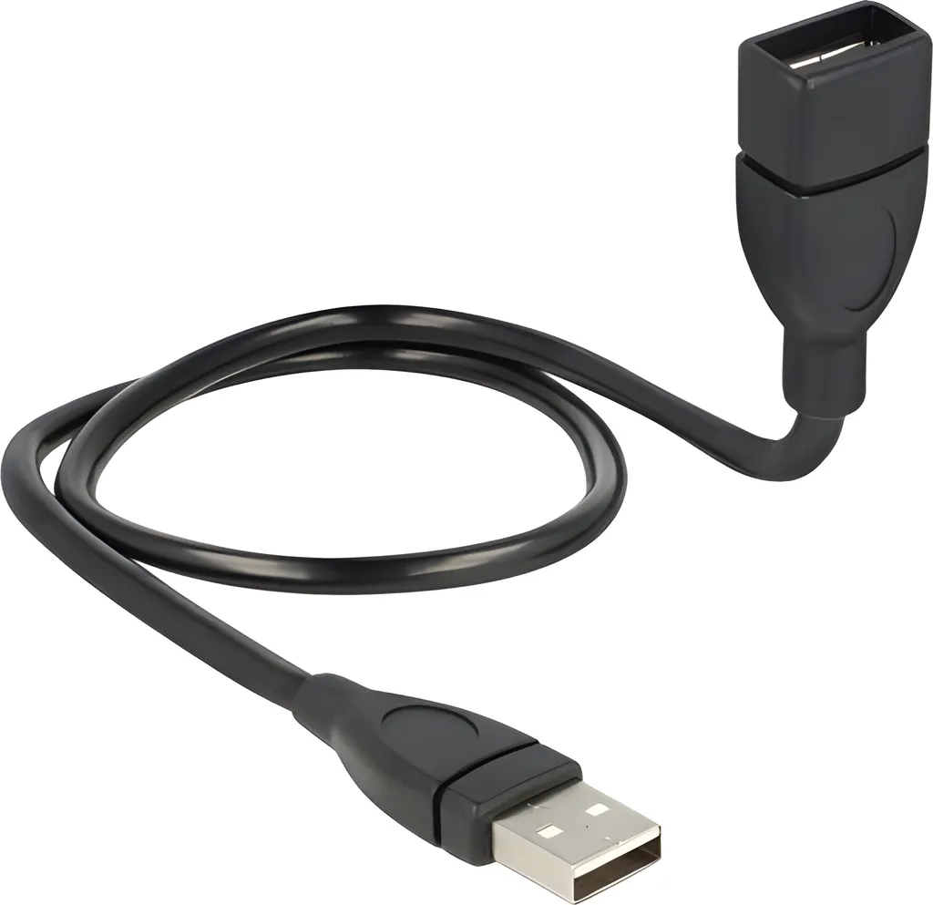 DELOCK USB Verl.A -> A St/Bu 0,50m Cavo forma sw
