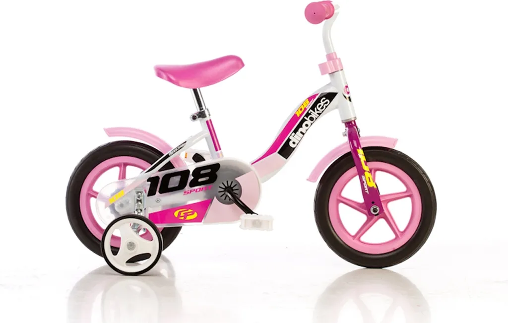 Vélo pour enfants Dino Bikes 10 pouces - Premier vélo d'apprentissage