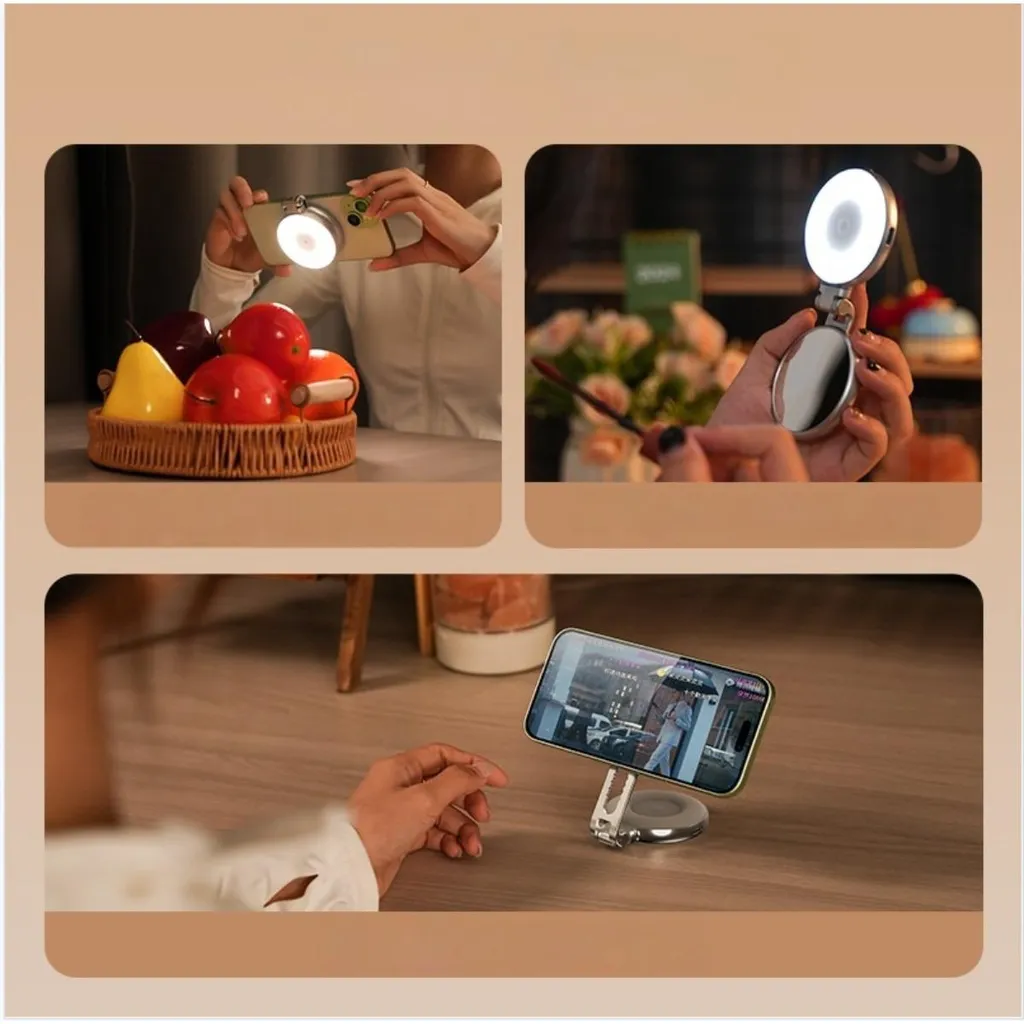 Mini torche LED MagSafe et éclairage d'appoint 3W pour iPhone et Android - 2