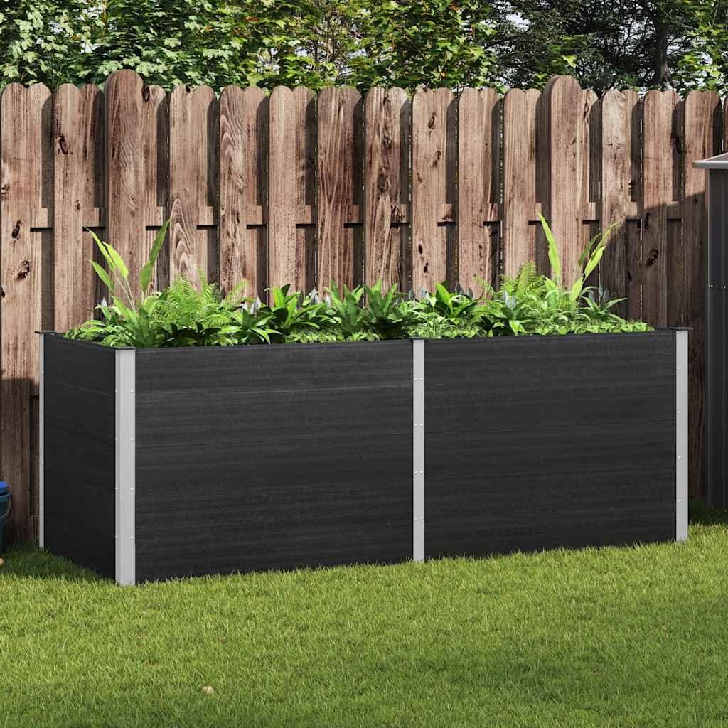 "im Sonderangebot"Garten-Hochbeet - Moderne und langlebige - Pflanzgefäß/Blumen- oder Kräuterbeet - 250x100x91cm WPC Grau DE926785 - Beete