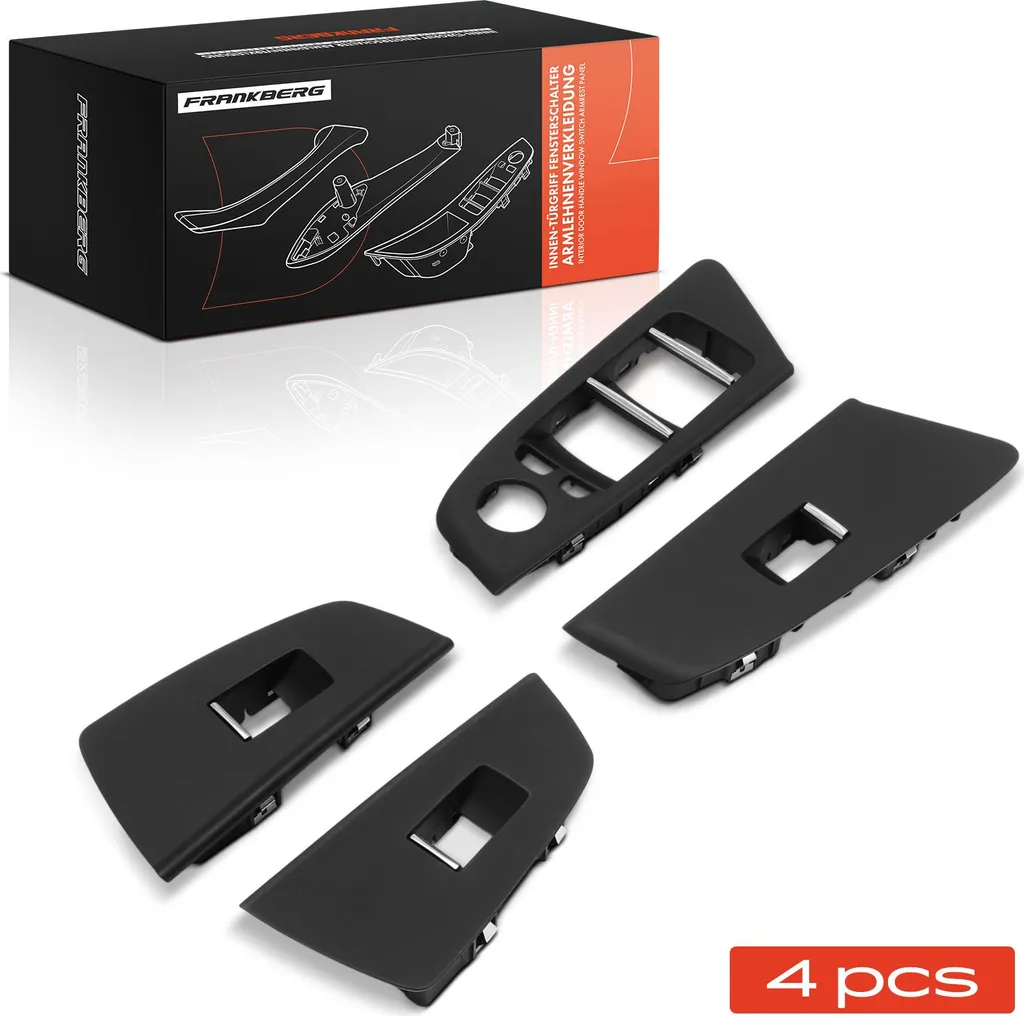 Poignée de porte intérieur anti-collant pour BMW Série 5 F10 4 pièces