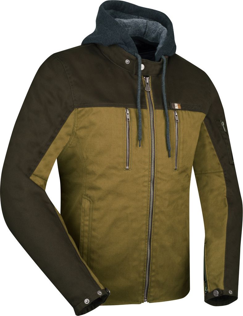 Segura Presto Wasserdichte Motorrad Textiljacke, braun/sand, M