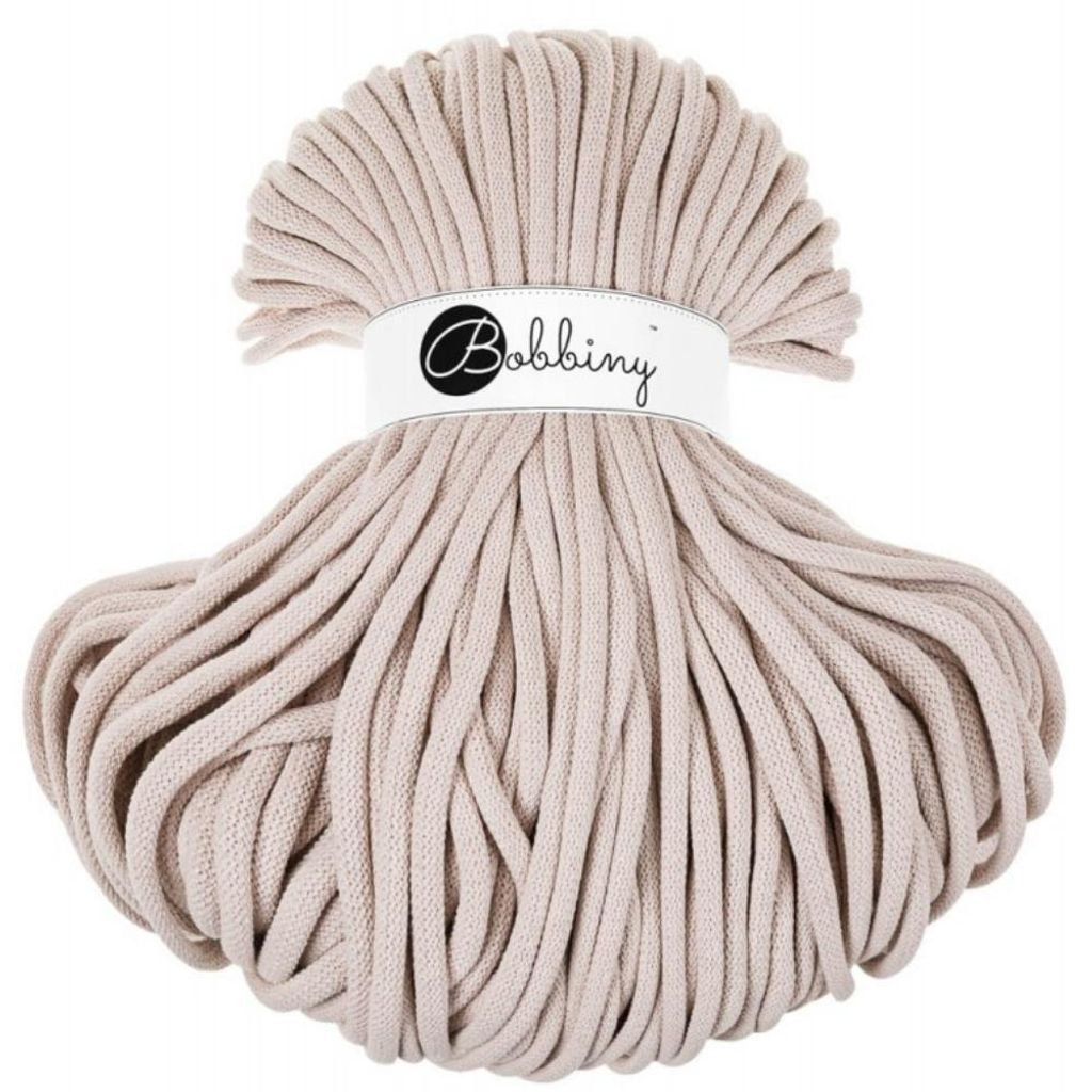 Bobbiny Jumbo 9 mm 100 m Nude Sznurek Zdjęcie produktu 