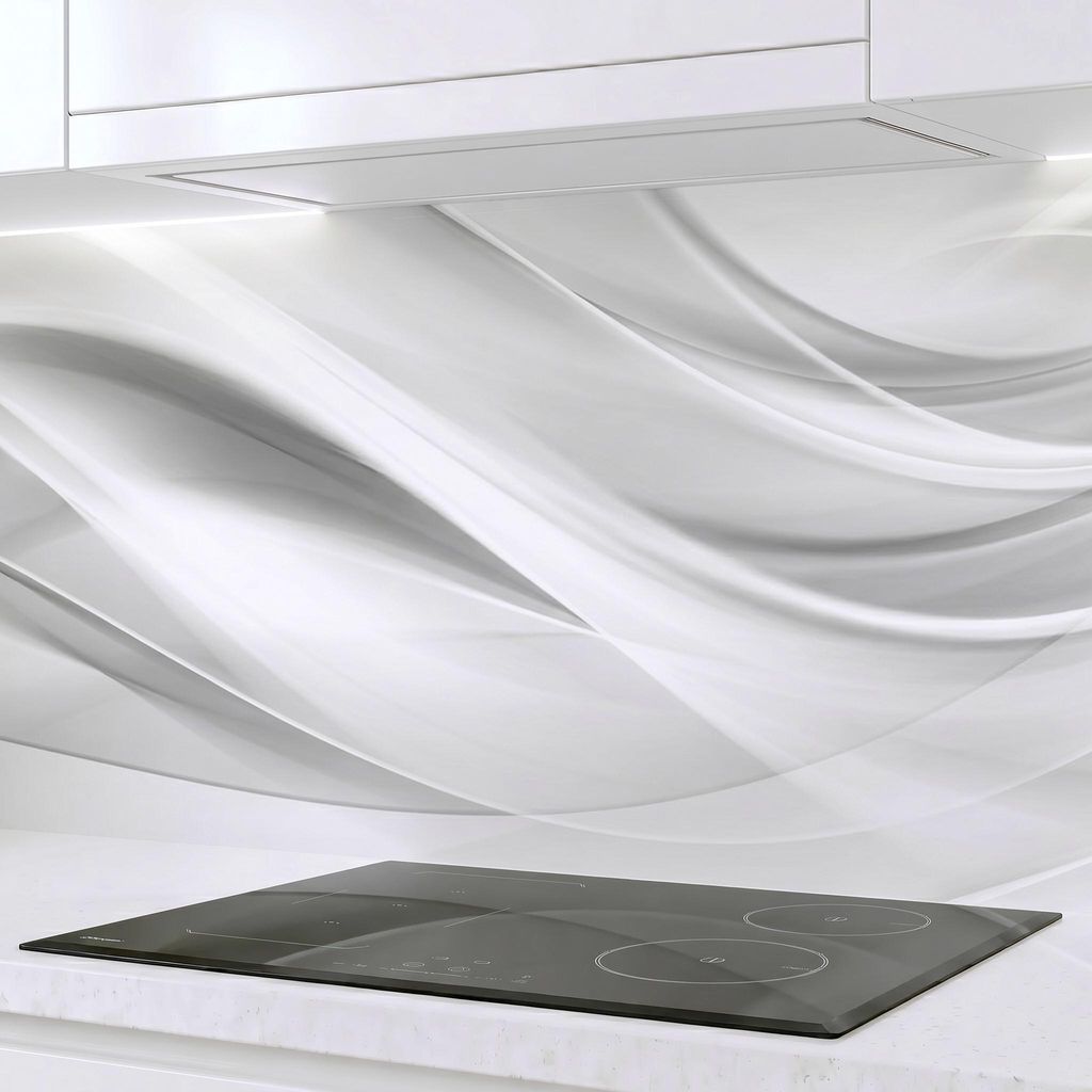 Küchenrückwand  Silver Waves 60x300 cm – monolithische Produktbild 