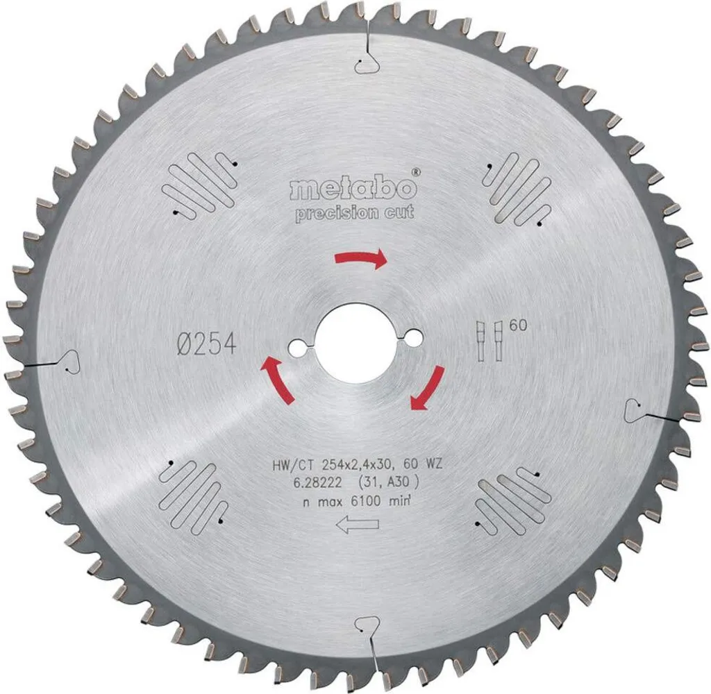 Lame scie circulaire Metabo pour coupe nette du bois de menuiserie - 3
