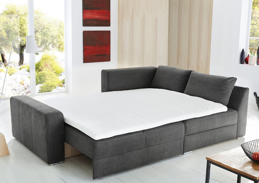 ECKSOFA-DAUERSCHLÄFER 260/181/88 cm Boxspring Federkern Produktbild 4