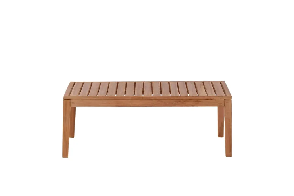 Amlan table de jardin 70x110cm naturel - Petite table repas bois