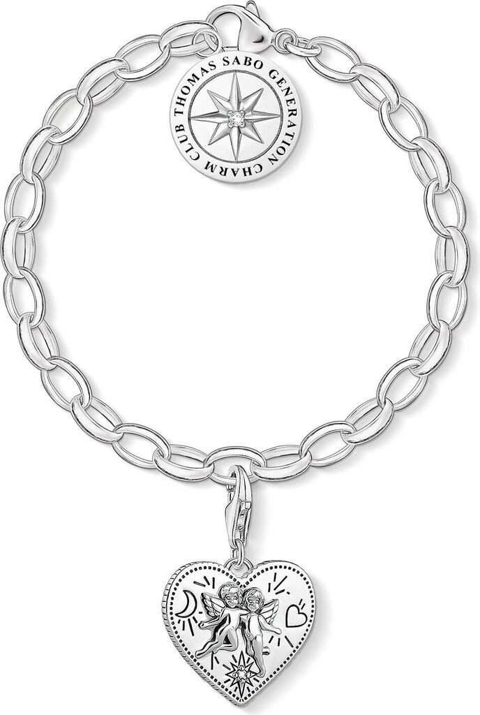 Thomas Sabo Damen-Charm-Armband Herz Charm Club 925 Produktbild 2