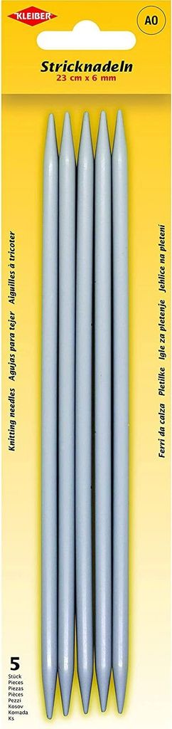 KLEIBER Stricknadel-Set / Strumpfspiele 200 mm x 6,0 mm 5 Produktbild 