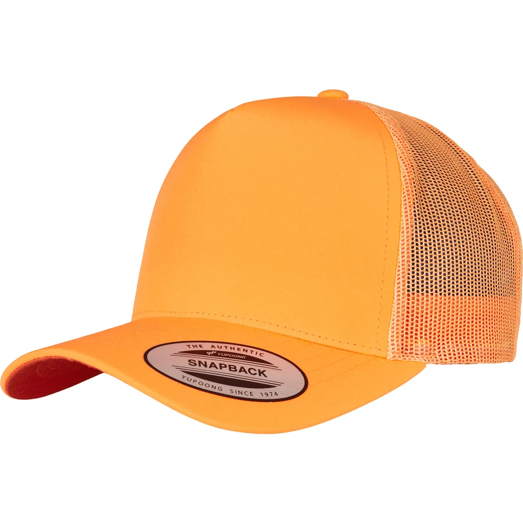 Flexfit 6506NT Arancione Neon | Il Trucker Cap che non si distrugge