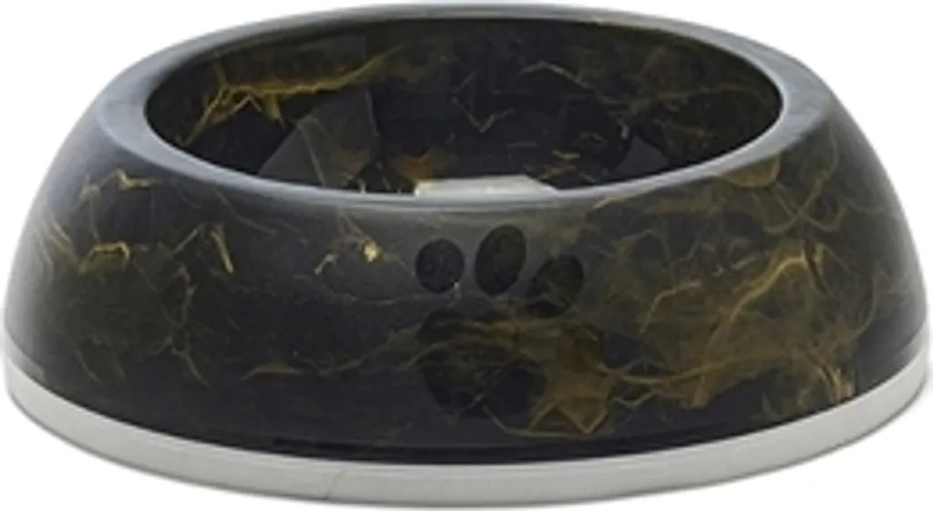 Ciotola Elegante Marmo Nero e Oro Savic Delice 1 per Interni