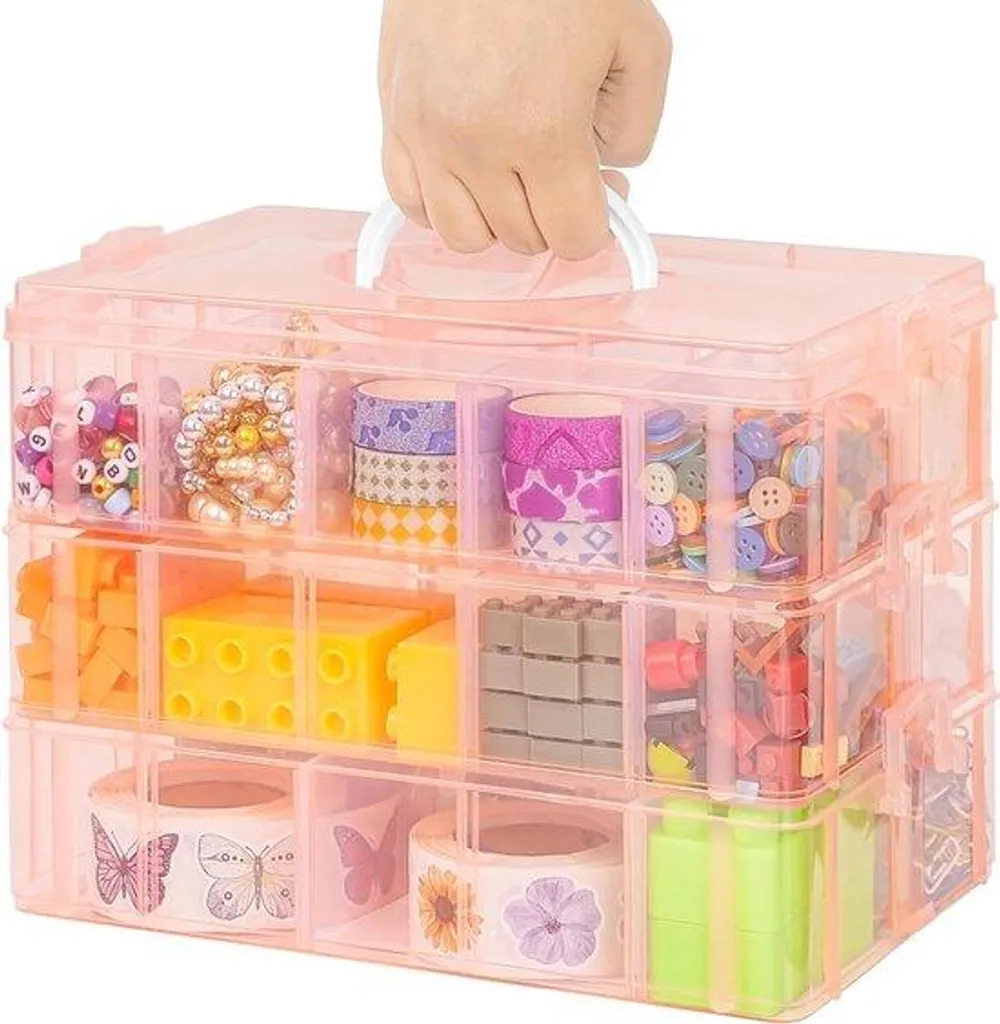 Mallette de tri pour collectionneur de pièces et accessoires de couture