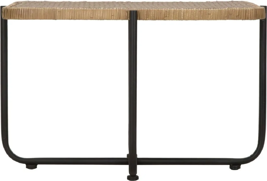 Table basse rectangulaire Cebu bicolore pour salon moderne - 2