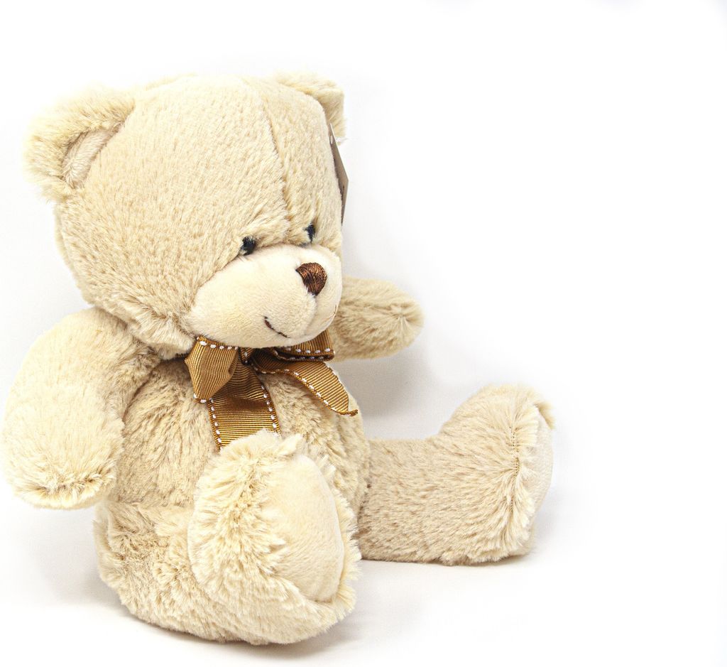 Cornelissen - Kuscheltier - Teddybär sitzend - 2-farbig sortiert - 21 cm